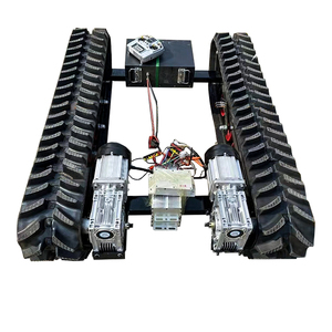 Tùy chỉnh RC Crawler Giao thông vận tải xe với nền tảng cao su Crawler Chassis - Product Image 3
