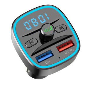 Agetunr T25S Bluetooth inalámbrico modulador <span class=keywords><strong>convertidor</strong></span> Dual Usb carga rápida BT coche Kit FM Radio <span class=keywords><strong>Mp3</strong></span> reproductor de música coche transmisor FM - Product Image 4