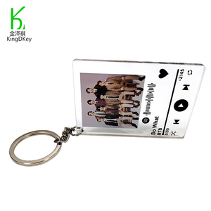 Llavero Acrílico <span class=keywords><strong>Personalizado</strong></span> con Foto Impresa, Placa Musical, Llavero <span class=keywords><strong>Spotify</strong></span>, Llavero con Foto Personalizada - Product Image 4