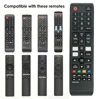 Télécommande TV sans fil BN59-01315A pour téléviseurs intelligents Samsung avec boutons Mute, Liste des chaînes, Guide, Retour, Sortie, Lecture/Pause