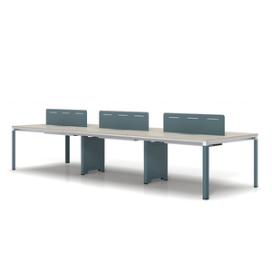 Muebles de Estación de Trabajo Compartida de 2/4/6 Plazas con Espacio Abierto Extensible y Diseño de Escritorio de Oficina de Última Generación - Product Image 3