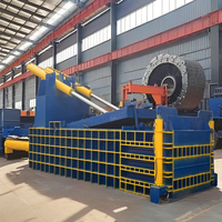 Presse compacteuse de ferraille robuste 180T, presse à balles de fer, machine à presser les voitures usagées, presse à balles de ferraille en acier inoxydable