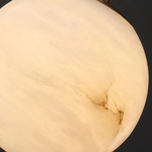 Minimalist Pendant <b>Light</b> Round E27 Led Gold Body Single Head For Bedroom Bar Counter - Product Image 3