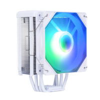 SAMA-enfriador de cpu para videojuegos, enfriadores de aire de cpu con 4 tubos de cobre, blanco, rgb