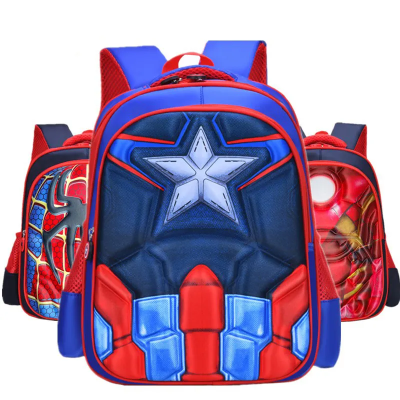 New Design America Captain Children School bags kids School bag Batman School Backpack Bags