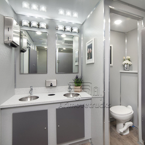 <span class=keywords><strong>Baño</strong></span> Portátil Accesible para Discapacitados, Ducha y Inodoro Portátiles para Exteriores, Remolque de Clínica Médica Móvil con <span class=keywords><strong>Baño</strong></span> - Product Image 4