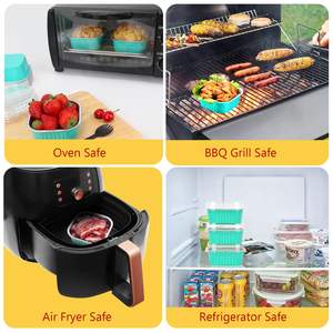 Contenedor Desechable Cuadrado para Postres de 300 ml, Mini Vasos de Papel de Aluminio para Alimentos, Molde para Hornear Muffins, Molde para Tarta, Mousse, Gelatina y Pudin - Product Image 3