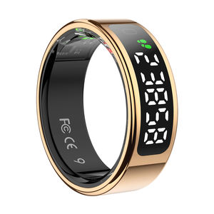 خاتم TKYUAN الذكي موديل 2025 للمسلمين، عداد تسبيح إسلامي مع التحكم بالإيماءات ومراقبة معدل ضربات القلب ونسبة الأكسجين في الدم وشاشة LED - Product Image 6