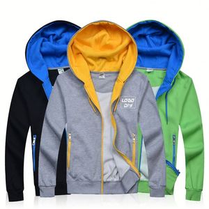 Nouveau sweat-shirt unisexe en coton pur, coupe ample, avec fermeture éclair, pour homme, style streetwear épais – Grande vente - Product Image 1