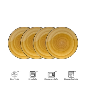 Promoción de Septiembre: Juego de Platos Redondos de Cerámica para Cocina con Taza Promocional, Platos Grandes en Oferta, Vajilla de Diseño Exquisito - Product Image 1