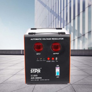 Regulador Automático de Voltaje Winning Star 3000VA Monofásico Entrada 140V-260V Salida 220V/110V Estabilizador AVR - Product Image 2