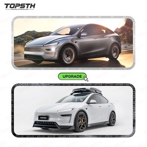 Bộ body kit PP nâng cấp ngoại thất cho Tesla Model Y Juniper YF Style 2025+ gồm: cản trước, ốp hông, khuếch tán sau, viền trang trí, cản sau Topsth mới - Product Image 2