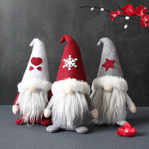 In 2025 the Best-selling Creative Hooded Faceless Doll Festival Santa Claus Plush Doll Decorative Item - Product Image 3