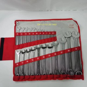 Juego de Llaves Combinadas de Carraca de 26 Piezas con Bolsa, Kit de Llaves de Boca Abierta, Herramienta de Mano para Reparaciones del Hogar - Product Image 4