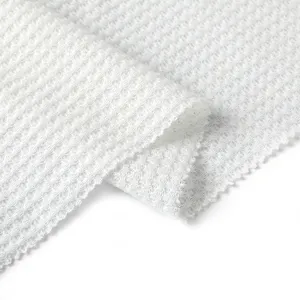 Tissu de mode de Zhejiang de produit chaud avec personnaliser le tissu de gaufre de polyester de style 165cm pour la robe