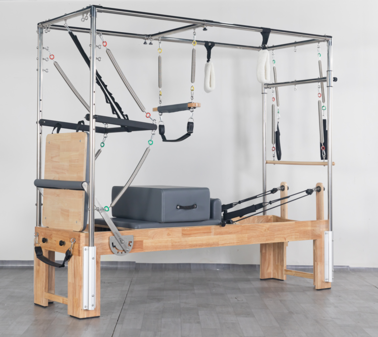 Профессиональный реформатор для пилатеса Maquina Ejercicio Pilates Cadillac 3 в 1