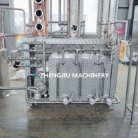 ZJ pas cher whisky équipement de distillation prix cuivre encore alcools commerciaux distillateur d'alcool faire la machine