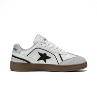 Chaussures montantes unisexes, design rétro américain, fermeture à lacets, cuir véritable, tige en microfibre, légères, chaussures de marche d'hiver