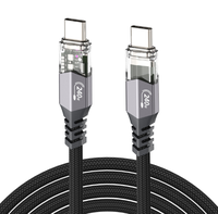Cable de Carga Superrápida USB C a USB C de 240W PD 3.1, 48V 5A con E-Marker, Cable de Datos para MacBook Pro M4 Hub