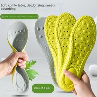 Semelles intérieures anti-odeurs à base de plantes nouvelle génération en PU de haute qualité à prix abordable pour hommes et femmes, ultra-douces, confortables, pour la pratique sportive et la longue tenue debout