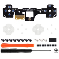 Kit de boutons d'action tactiles personnalisés EXtremeRate, kit de clics de souris, kit de clics frontaux pour manette PS5 BDM-030