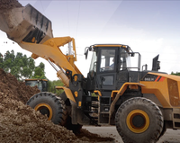 Cargadora de Ruedas de Servicio Pesado 862T, Cargadora de Ruedas Hidráulica de 6.8 Toneladas con Motor para Minería