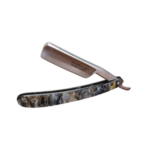 Stainless Steel Straight <b>Razor</b> for <b>Men</b> with Acrylic Handle-Safe Shaver for Face & Body Hair Cutti - Product Image 1