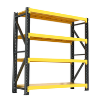 Étagère de stockage durable pour entrepôt, en acier à 5 couches, anti-corrosion, multi-niveaux, revêtement époxy bleu, capacité de charge de 150 kg