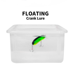 เหยื่อตกปลาแบบแข็ง เหยื่อปลอมชนิด Crankbait สำหรับตกปลาแบสและปลาขนาดเล็ก อุปกรณ์ตกปลา - Product Image 2