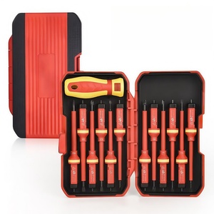 <span class=keywords><strong>Set</strong></span> di <span class=keywords><strong>Cacciaviti</strong></span> Multifunzione 13 in 1 di Grande Successo per Elettricisti Professionisti, Isolato e Resistente all'Alta Tensione - Product Image 2