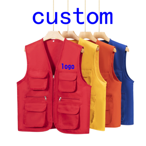 Gilets pour hommes en gros à prix abordable, gilets de pêche grande taille multi-poches, gilets d'été en <span class=keywords><strong>maille</strong></span> respirante pour la photographie - Product Image 2