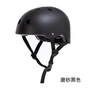 Casque de cyclisme réglable, couleur unie bleue, protection de la tête unisexe pour adultes - Product Image 5