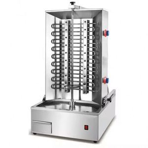 Durable <b>Ceramic</b> for Doner Kebab Meat Making Professional Commercial Four-burner Automatic Rotating <b>Bbq</b> Grill Shawarma Machine - Product Image 4