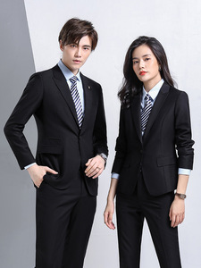 Vestido profesional para hombres y mujeres <span class=keywords><strong>Ropa</strong></span> de trabajo <span class=keywords><strong>formal</strong></span> transpirable para gerentes de Banco Empleados Ejecutivos Trajes DE TRABAJO ejecutivos - Product Image 4