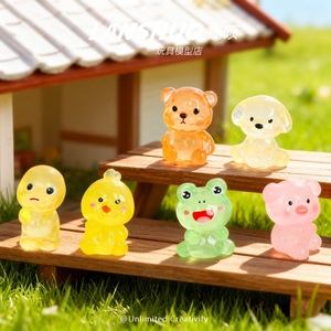 ของตกแต่งสัตว์เรซิ่น Lanshuo ดีไซน์การ์ตูนน่ารัก สำหรับตกแต่งบ้าน ชุดงานฝีมือ DIY แพ็คแบบคละ - Product Image 4