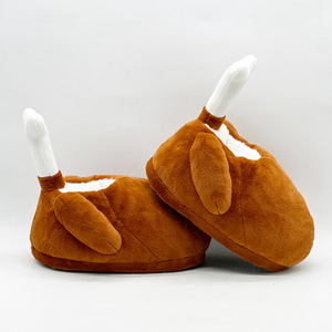 Pantuflas de Felpa con Forma de Pavo para el Día de Acción de Gracias, Pantuflas de Casa Unisex, Pantuflas Deportivas Suaves y Cómodas - Product Image 4