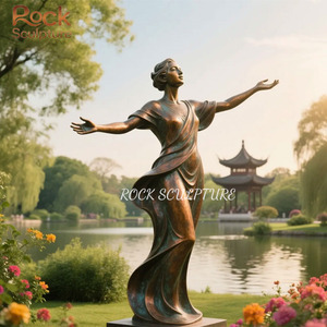 تمثال برونزي بحجم طبيعي للعالم ألبرت أينشتاين، منحوتة موسيقية للحفلات الخارجية - Product Image 3