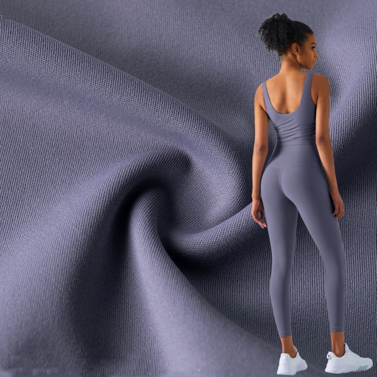 Custom Warp Ribbed Fabric Polyester Spandex