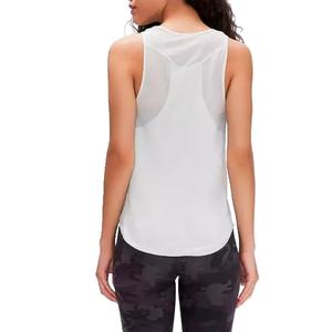 Camiseta Deportiva Personalizada con Logotipo para Mujer, Camiseta sin Mangas para Gimnasio, Correr, Yoga, Transpirable, para Fitness - Product Image 2