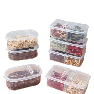Spice Storage Box M Size Airtight Plastic Lid Household Condiment Container Solid Seasonings - Product Image 5