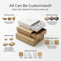 Boîte à bijoux coulissante en carton recyclable sur mesure pour boucles d'oreilles et colliers, emballage en gros pour petits bijoux