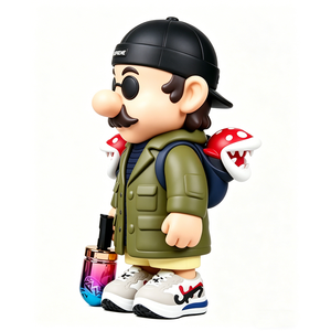 Lunettes de soleil OEM personnalisées, sweat à capuche Beard Workwear, baskets, figurine d'action en PVC pour collection de street art - Product Image 3