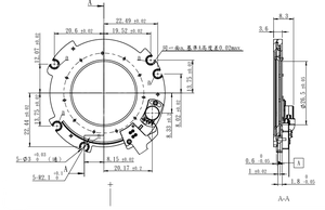 고성능 5.0V DC 800PPS 1-2 상 P-IRIS 광학 조리개 1.03-26.5mm IRIS 다이어프램 - Product Image 5