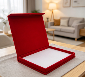 Caja de Cartón Cuadrada de Alta Gama XINYUAN con Impresión a Cuatro Colores, Lámina Dorada en Relieve, Recubrimiento UV, Cierre Magnético, Forro de Esponja, Tamaño Personalizado - Product Image 3