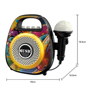 Mini karaoké Machine enfants Portable Blue Tooth karaoké haut-parleur avec Microphone jouet cadeau d'anniversaire pour les filles de 3 à 12 ans - Product Image 5