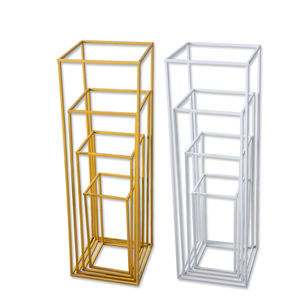 新しい結婚式の小道具幾何学的な錬鉄製スタンド造花道路リード創造的な装飾 - Product Image 4