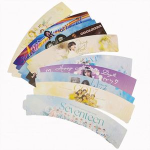 ปลอกแก้วกาแฟแบบกำหนดเอง รีไซเคิลได้ พิมพ์ลายรักษ์โลก ขายดี ปลอกแก้ว Kpop - Product Image 3