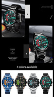 CURREN 8402 montre de luxe pour hommes montre-bracelet lumineuse montres de sport Quartz acier inoxydable chronographe horloge calendrier étanche
