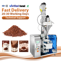 Machine de remplissage automatique haute vitesse pour Doypack avec remplisseur à vis sans fin pour sachets refermables de poudre de cacao