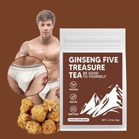 Teh Herbal Cina untuk Energi Ginjal dan Hati, Maca, Wolfberry, Ginseng, Lima Harta Karun, Prostat, dan Kesuburan Pria